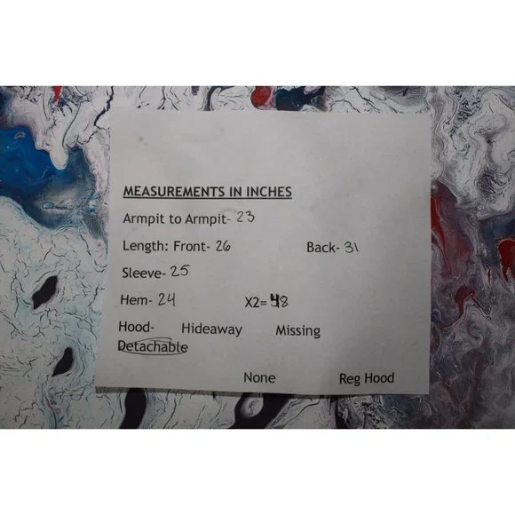 LL Bean Blue Jay Nylon Rugged Ridge Waterproof Breathable Hooded Parka L - Picture 10 of 10